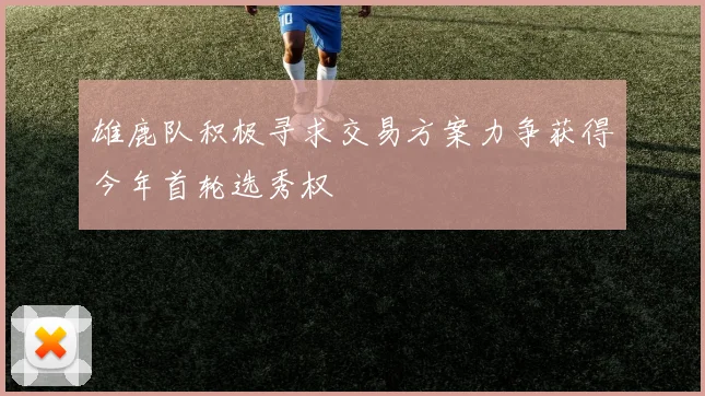 雄鹿队积极寻求交易方案力争获得今年首轮选秀权