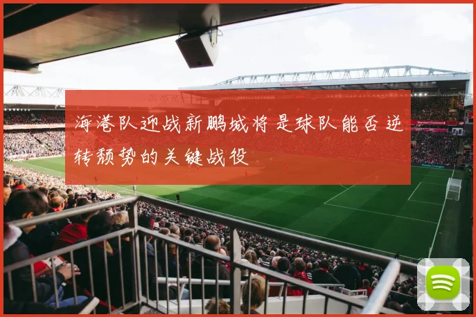 海港队迎战新鹏城将是球队能否逆转颓势的关键战役
